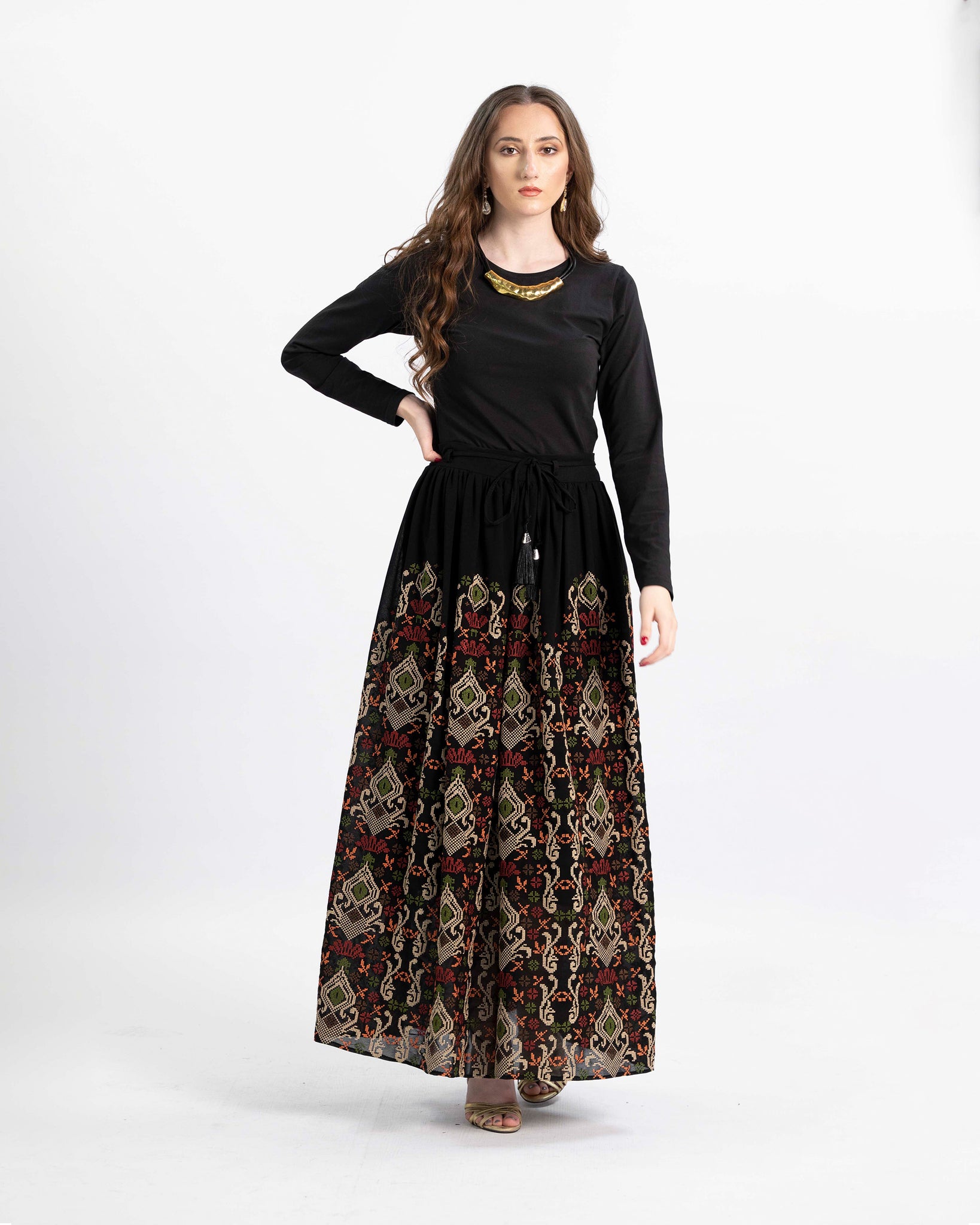 Fusion Embroidered Skirt