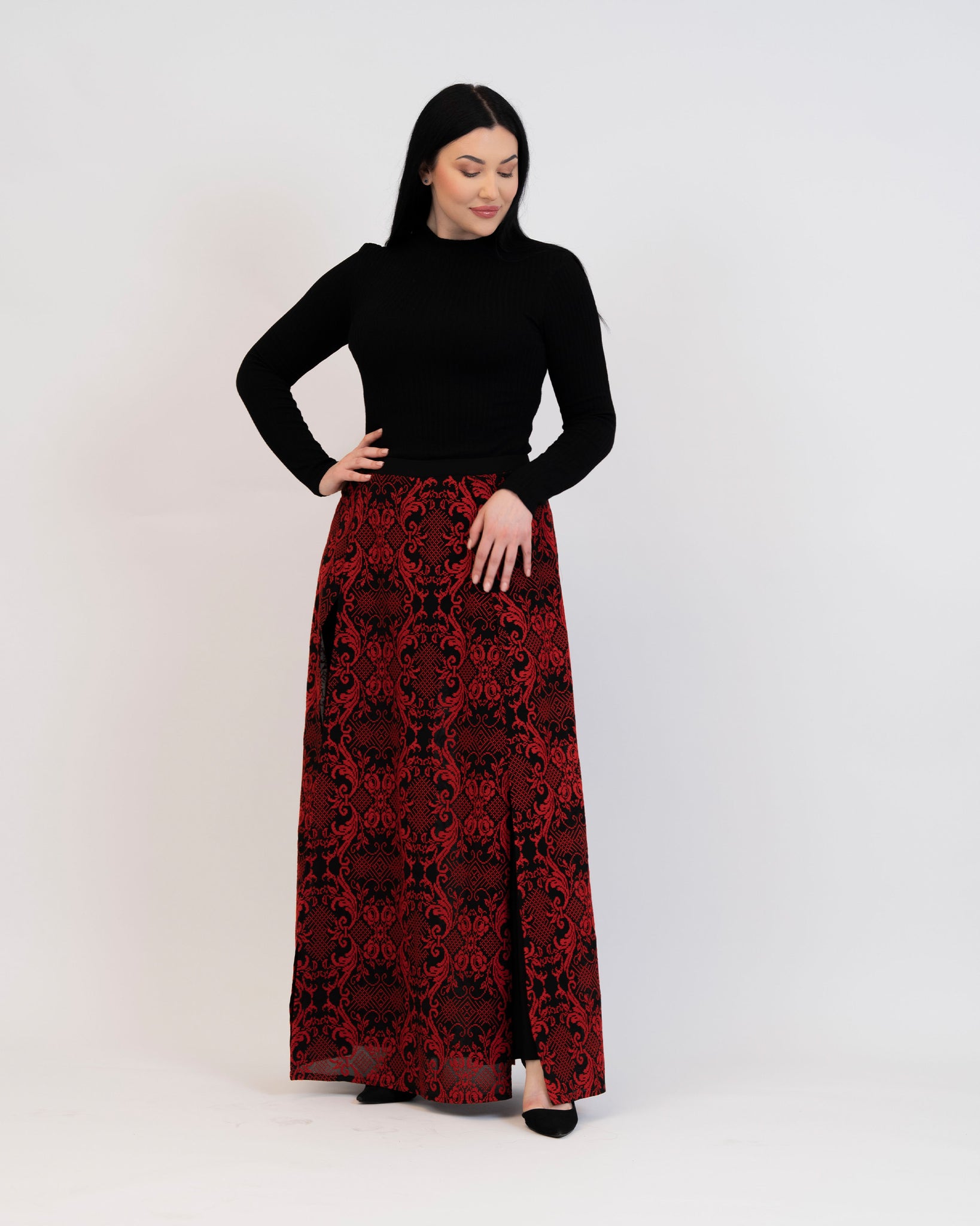 Heritage Elegance Embroidered Trousers