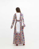 Akka Moonlit embroidered Palestinian thobe — ASHI
