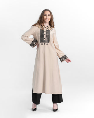 Embroidered kameez blouse and sirwal pants set — ASHI