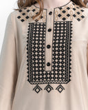 Two-piece embroidered kameez and sirwal pants — ASHI