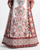 Celestial Bliss Palestinian bridal thobe wedding dress with tatreez embroidery — ASHI