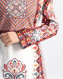 Modest white bridal thobe wedding dress — ASHI