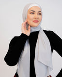 Soft elegant crepe chiffon hijab — ASHI