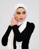 Versatile crepe chiffon hijab drape — ASHI