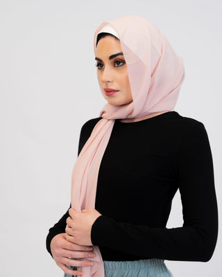 Versatile crepe chiffon hijab scarf — ASHI