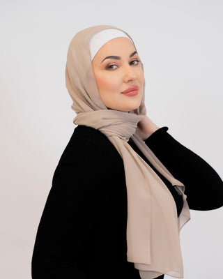 Crepe chiffon modest hijab — ASHI