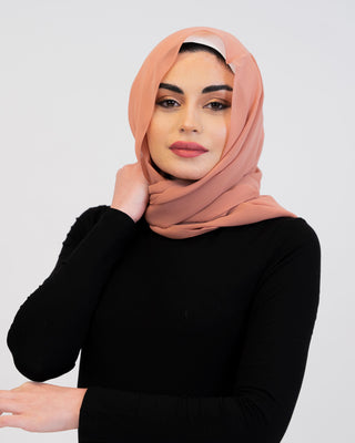 Crepe chiffon hijab scarf — ASHI