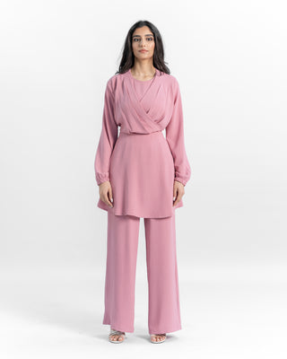 Minimalist modest two-piece suit set — ASHI