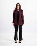 Embroidered blazer in beige with Arabian-inspired pattern — ASHI