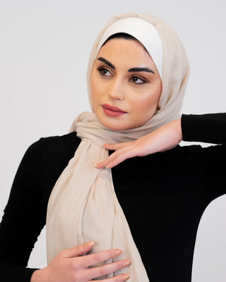Desert Winds oversized hijab scarf draped — ASHI