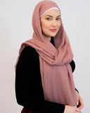 Luxurious oversized hijab scarf draped — ASHI
