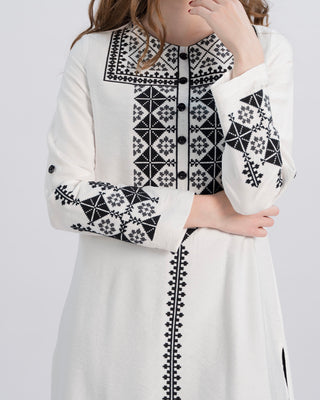 Desi-inspired embroidered two-piece set — ASHI