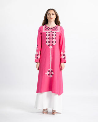 Enchanting Desi embroidered kameez and skirt — ASHI