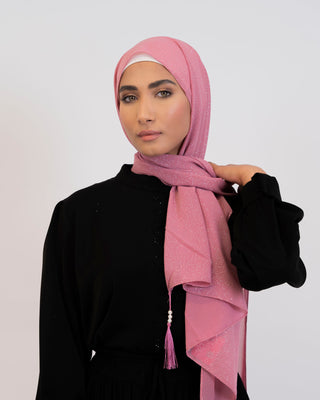 Glitter hijab scarf for weddings and celebrations — ASHI
