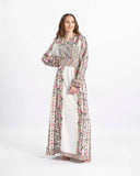 Traditional Palestinian embroidered thobe with long sleeves — ASHI