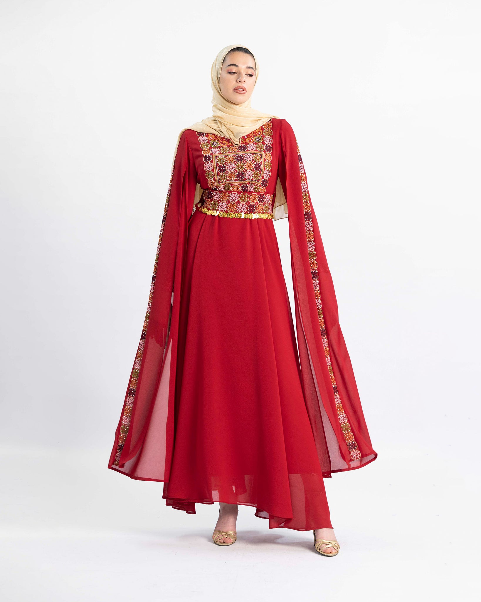 henna party dress Embroidered Palestinian – Mountain Mist measure at boutique prices. Color:Blue fog drop waist cocktail party dress Modrest Manchester- Contemporary Dark