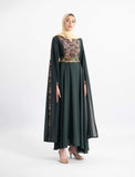 Mountain Mist Circassian-inspired embroidered dress — ASHI