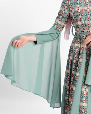 Embroidered Palestinian thobe with tatreez detailing — ASHI