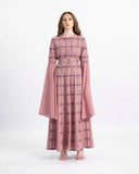 Embroidered Palestinian thobe, Circassian Serenity — ASHI
