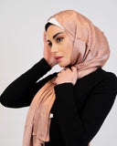 Radiant Elegance shimmer hijab for celebrations — ASHI
