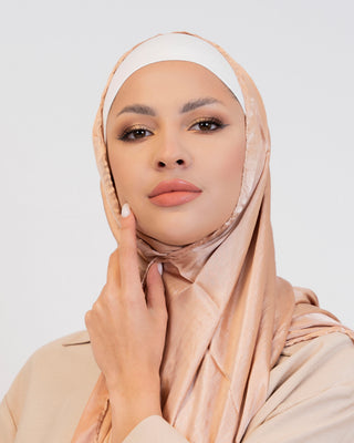 Shimmer hijab scarf for parties and weddings — ASHI