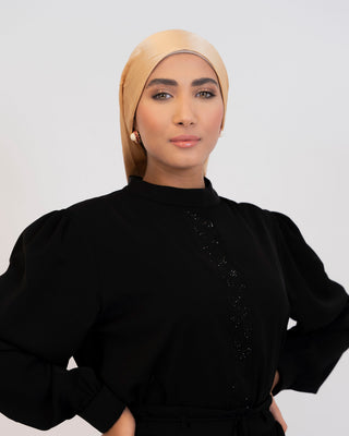 Radiant Elegance shimmer hijab scarf — ASHI