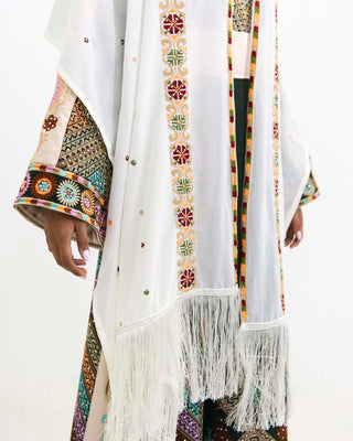 Embroidered statement hijab veil — ASHI