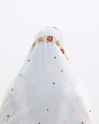 Star Studded embroidered hijab veil — ASHI