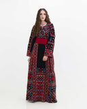Starlight Nights of Beersheba embroidered Palestinian thobe — ASHI