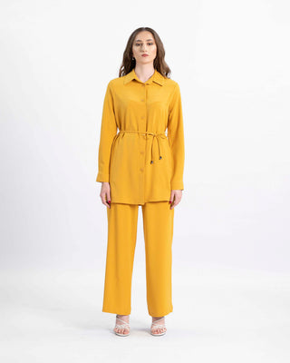 Whispering Breeze modest two-piece suit with drawstring tie waist — ASHI